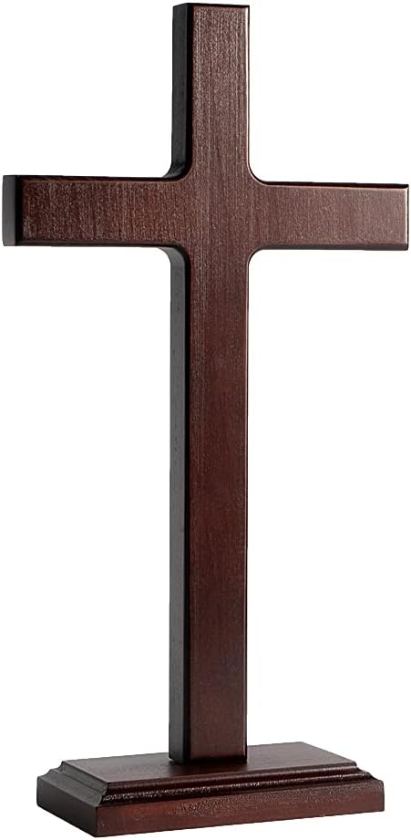 12.5 Inch Wooden Wall Cross J842780
