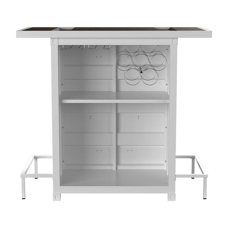White Metal Bar Table Q1612
