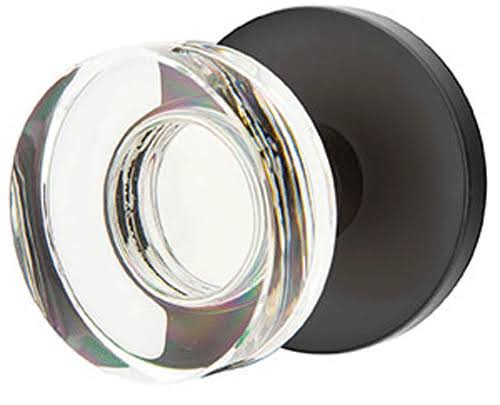 Satin Nickel Privacy Door Knobset with Crystal W280906
