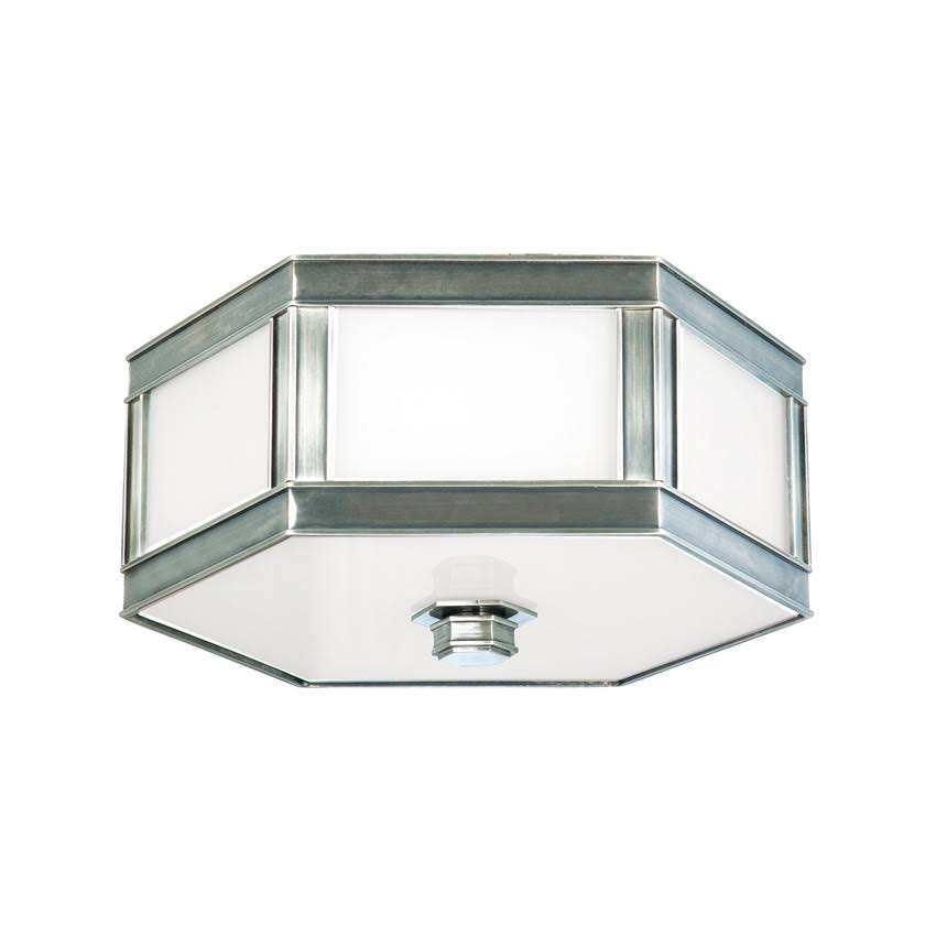 Aged Brass 2 Light Flush Mount X8947