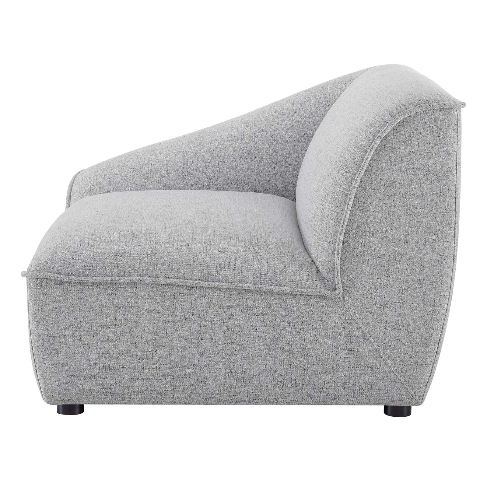 Light Grey Fabric Sofa F1902