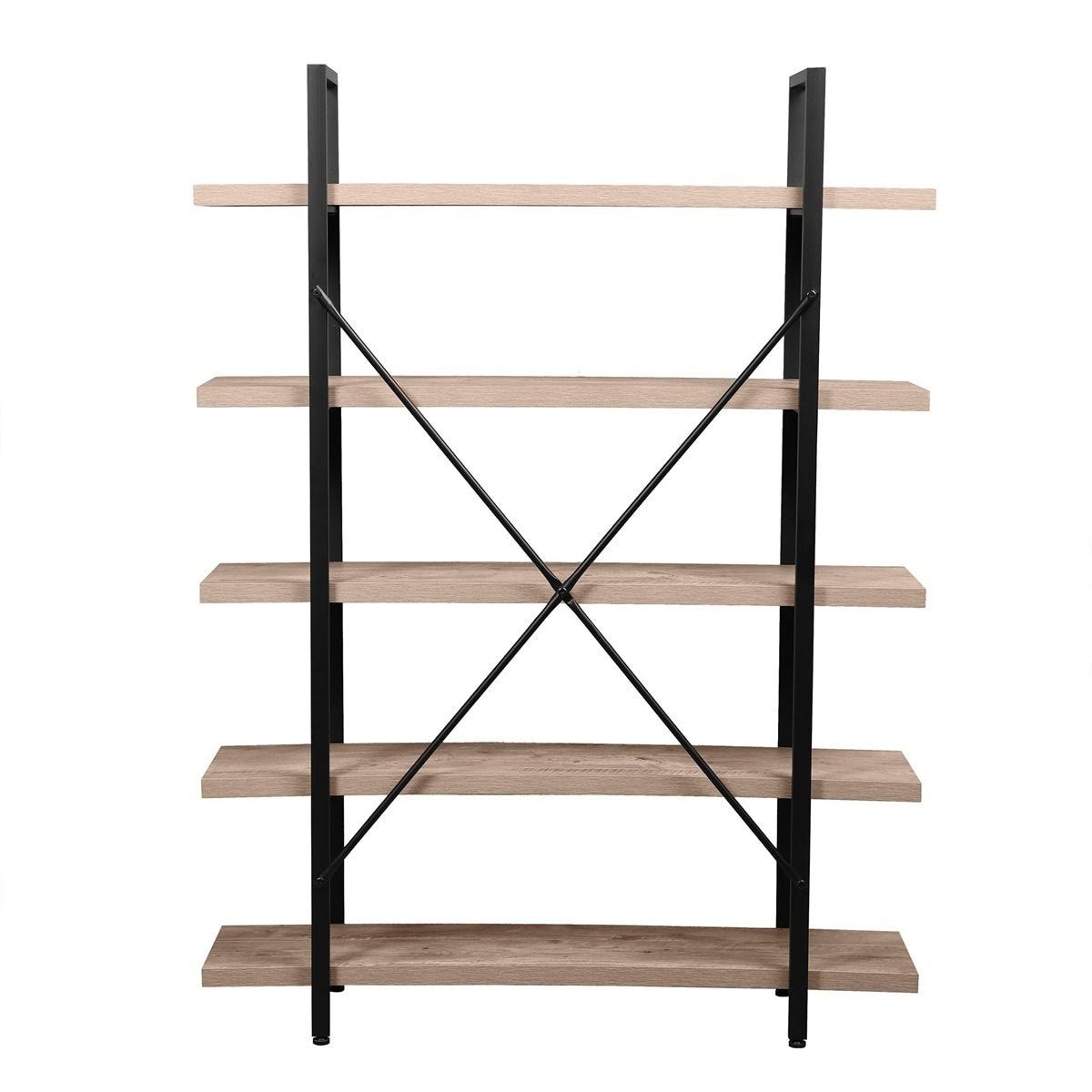 5-Tier Rustic Storage Bookshelf A7262