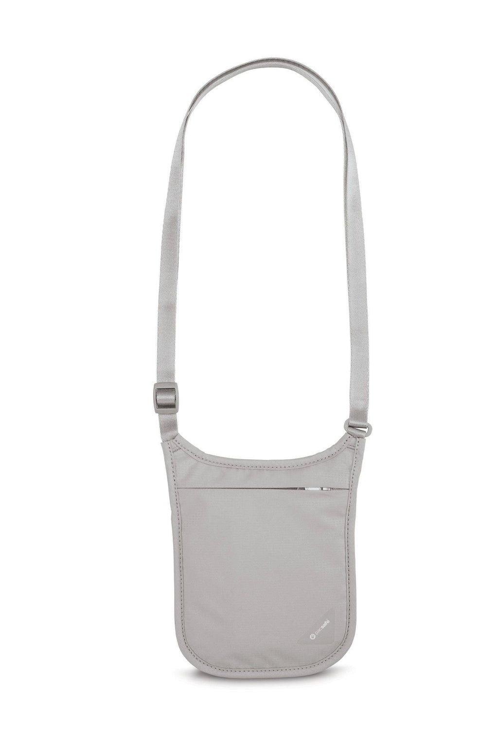 RFID Neck Pouch - Grey J1815