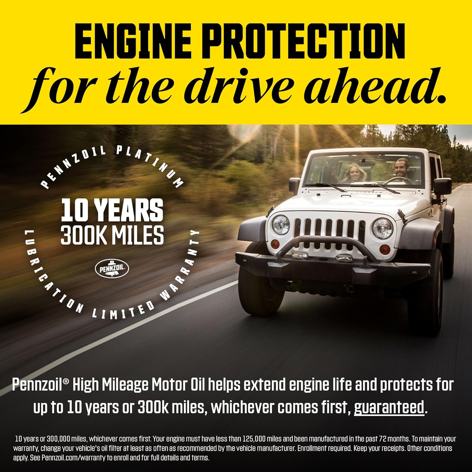 High Mileage Synthetic Blend 5W-30 Motor Oil (1-Quart, Pack of 2) I7316