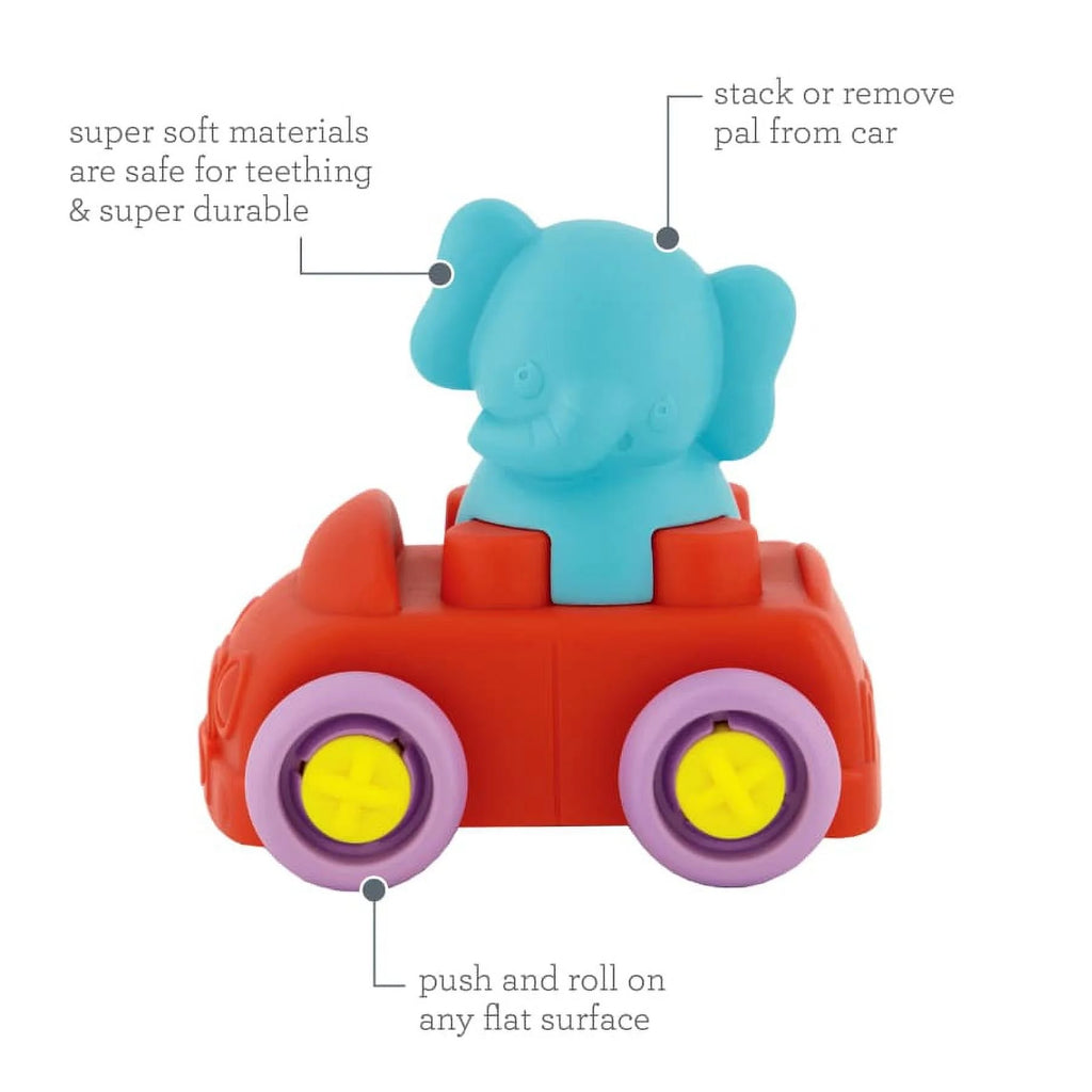 Stack & Go Explorer Car and Elephant, 0-48 Months, Multicolor, 2-Piece N76162