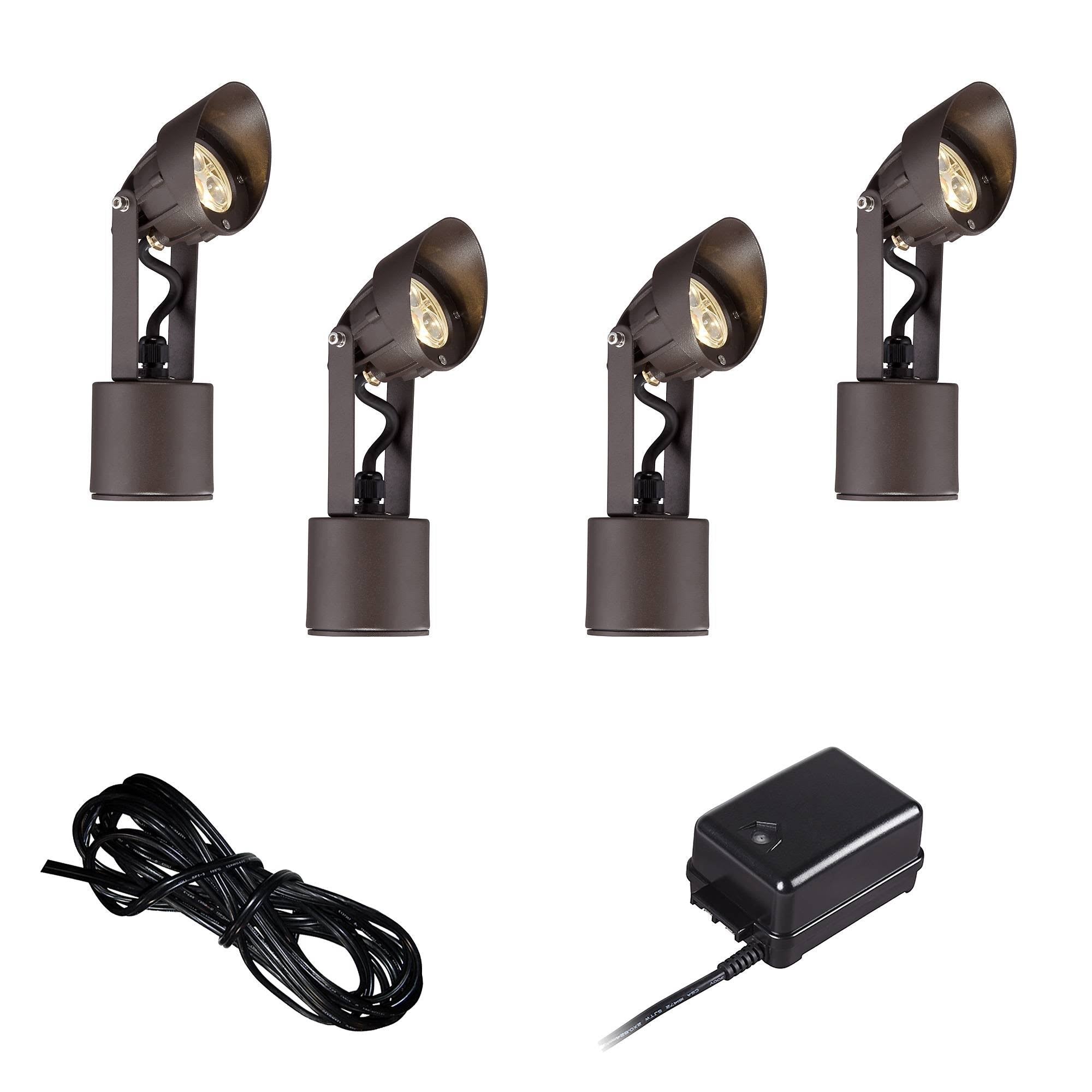 Bronze 6-Piece LED Landscape Lighting Set B37131