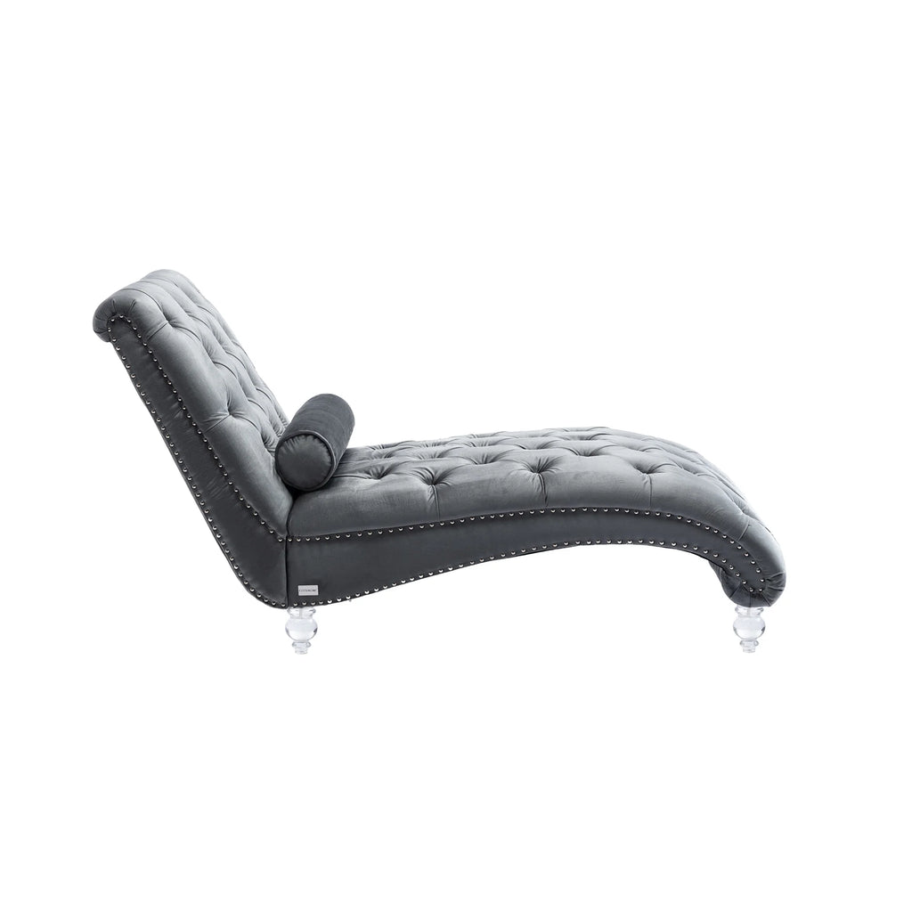 Leisure Concubine Sofa With Acrylic Feet M1867
