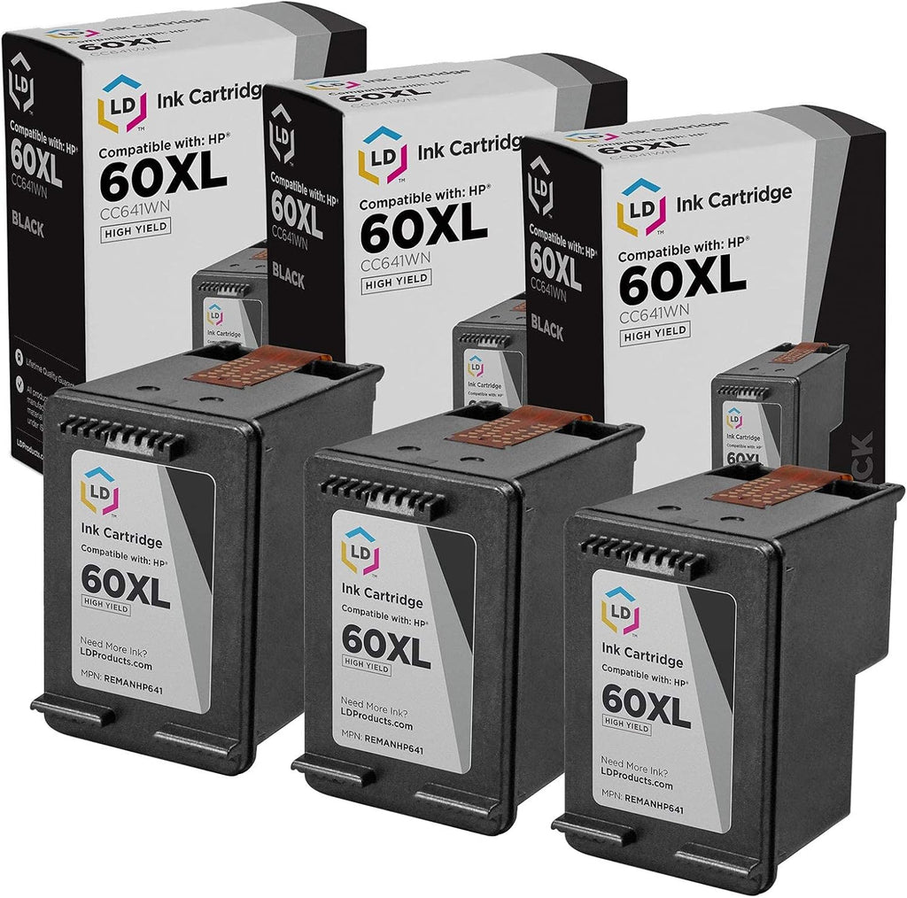 Black 3-Pack High Yield Ink Cartridge T19644