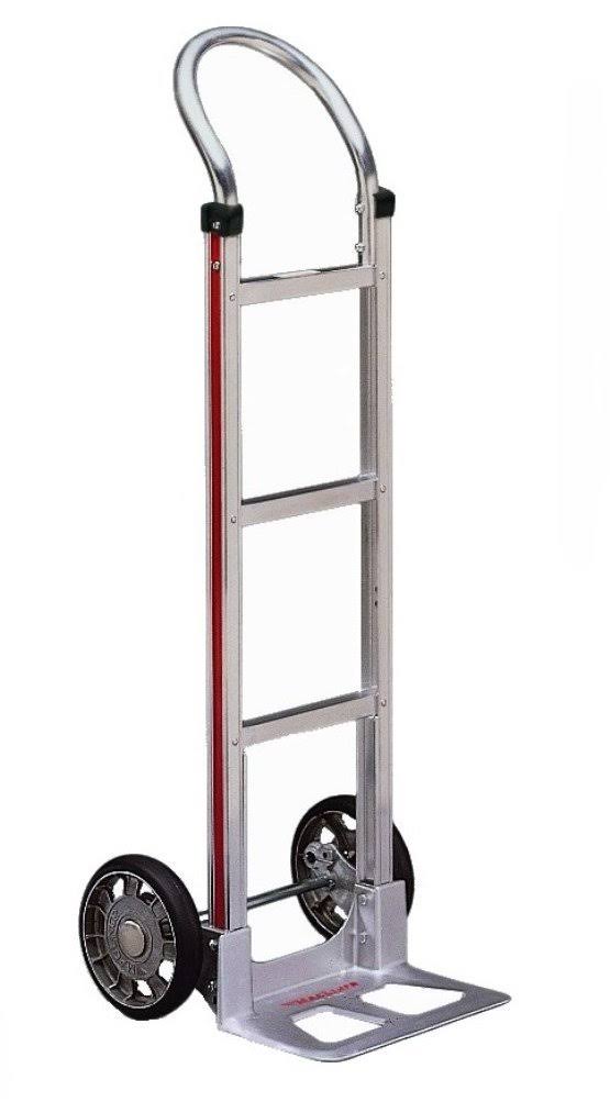 Aluminum Modular Hand Truck with Horizontal Loop Handle and Mold-On Rubber Wheels L5269