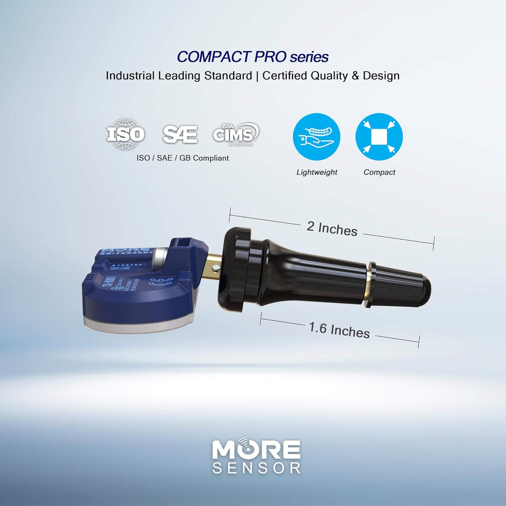 TPMS Tire Pressure Sensor 4-Pack with Rubber Valve Stem K328244