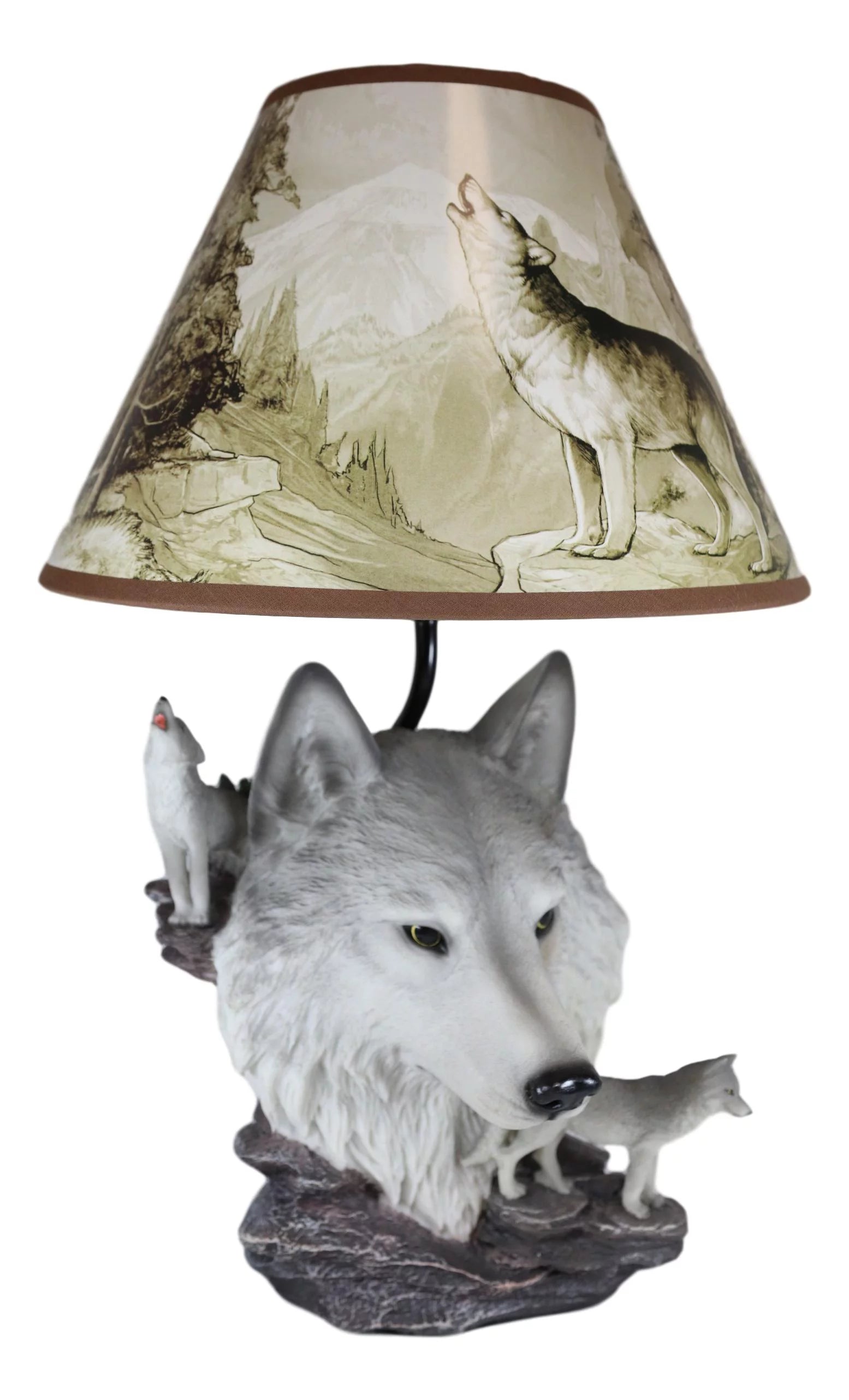 Gray Wolf Table Lamp Y438333