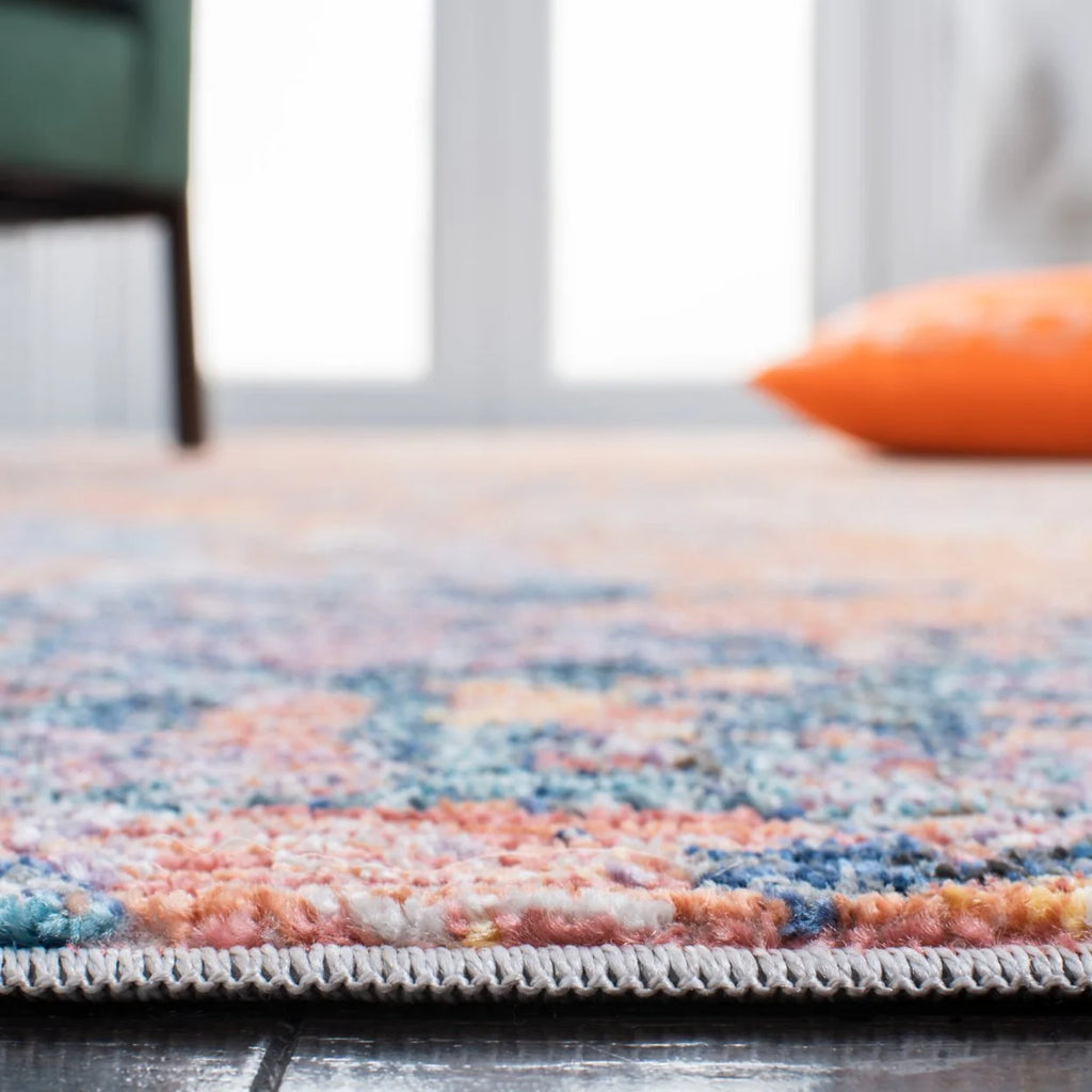 Gold / Blue Rug V196441