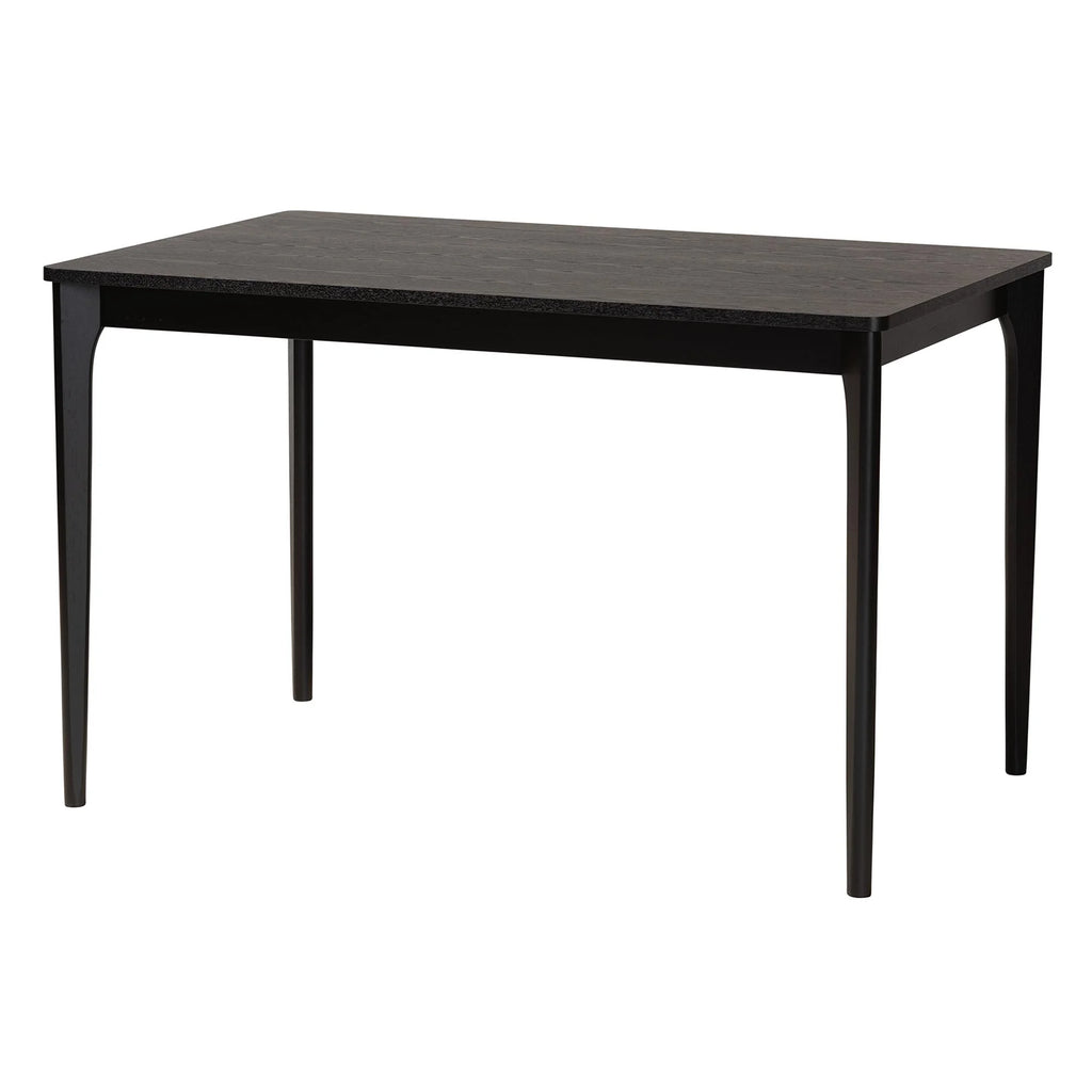 Black Finished Wood Dining Table J1501