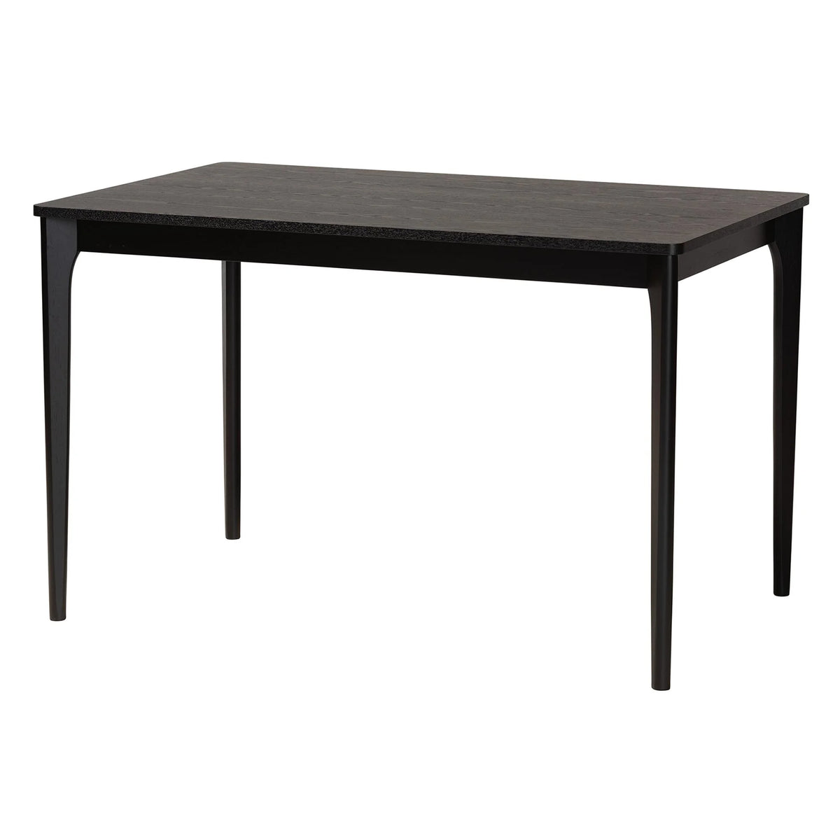 Black Finished Wood Dining Table J1501