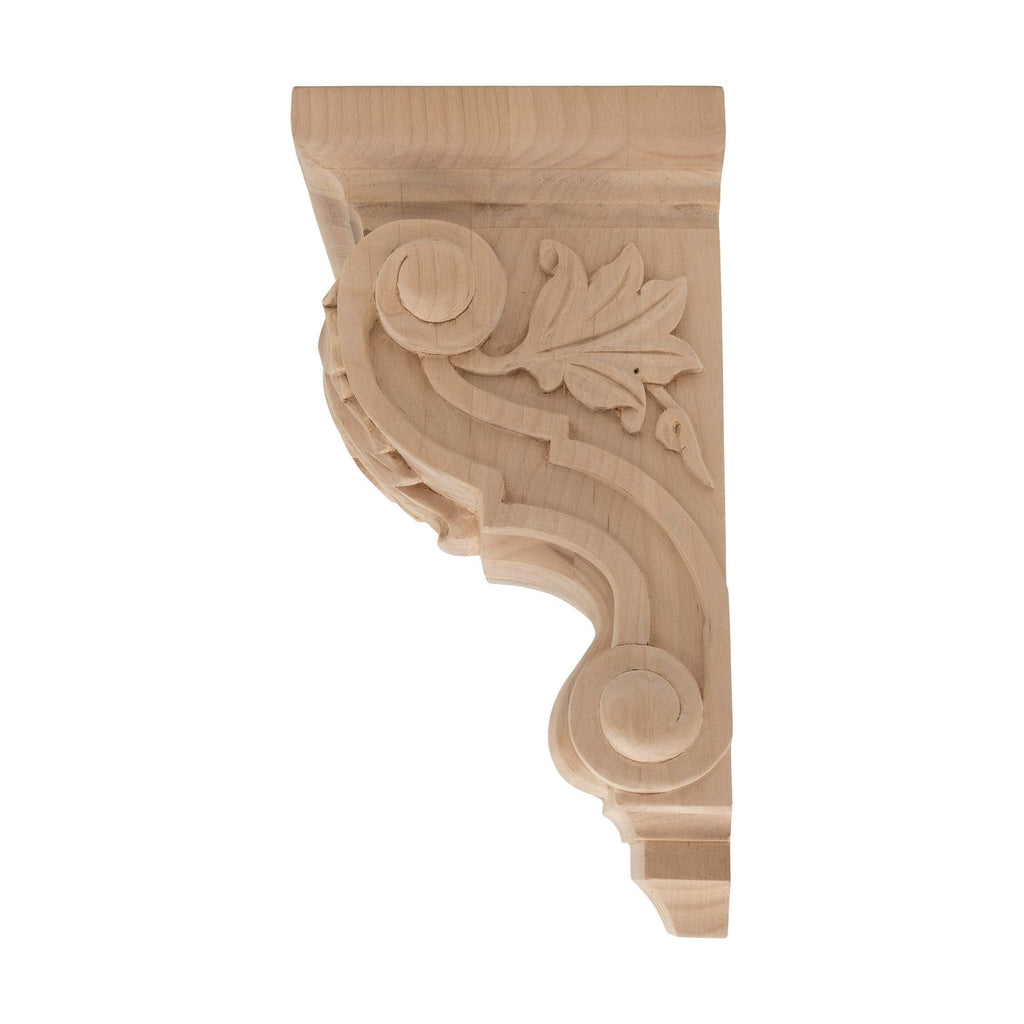 Unfinished Solid Alder Wood Corbel O6618