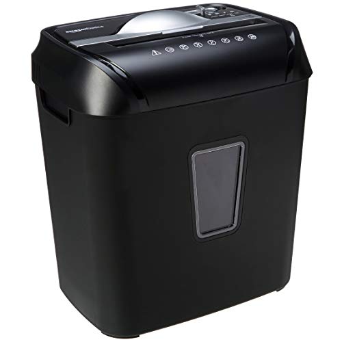 12 Sheet Cross Cut Paper Shredder with 4.8 Gallon Bin, Black G319526