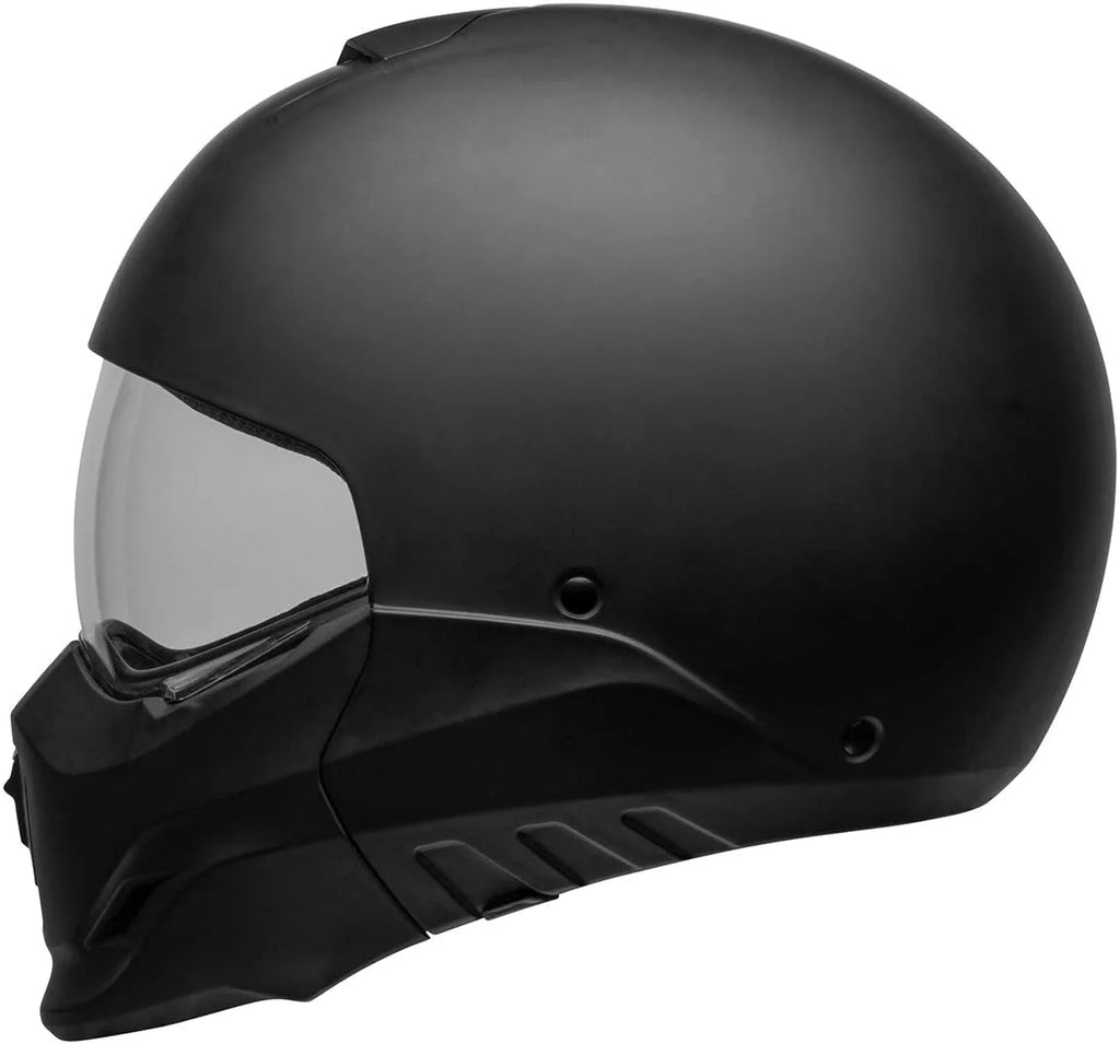 2 in 1 Motorcycle Helmet Matte Black with Gray XX-Large Q256960