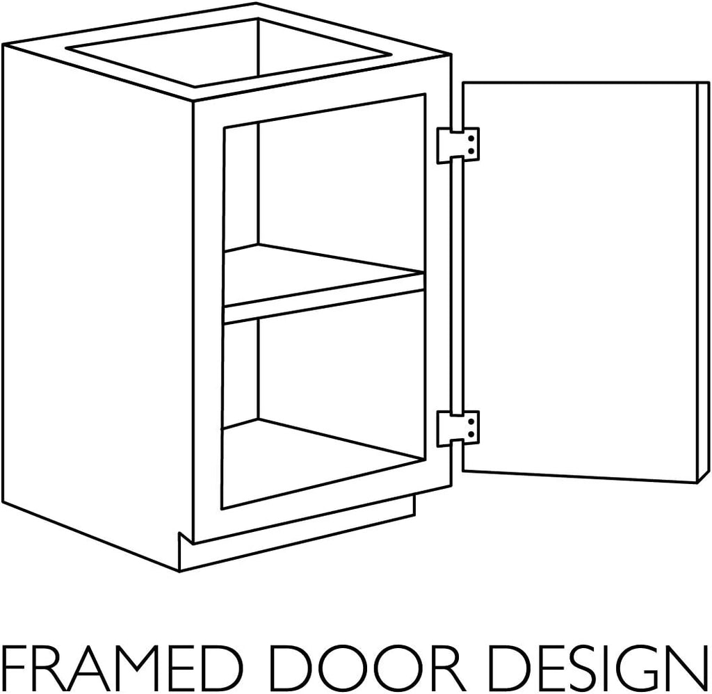 White Shaker Wall Cabinet Z505