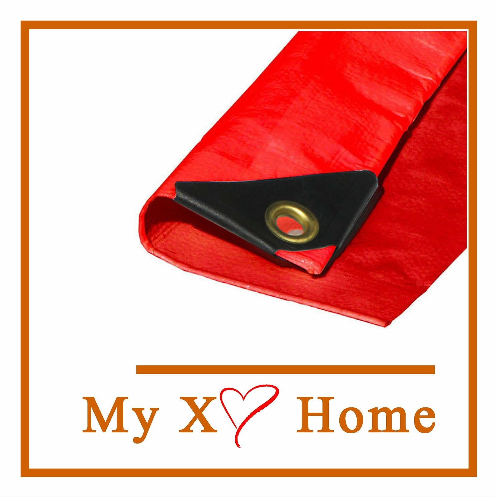 Red 12 Mil Heavy Duty Tarp / Canopy J5592