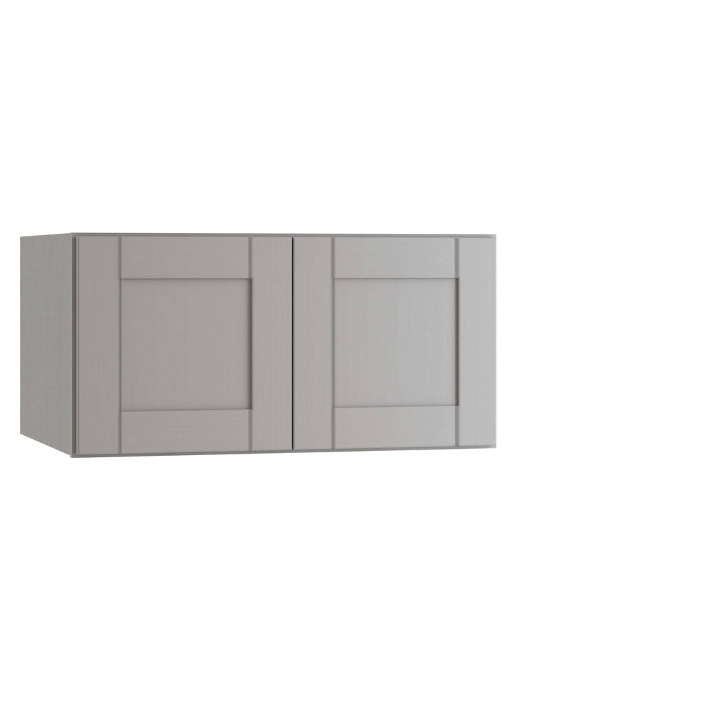 Vinyl Gray Thermofoil Maple Door Wall Fully Assembled Stock Cabinet M2170