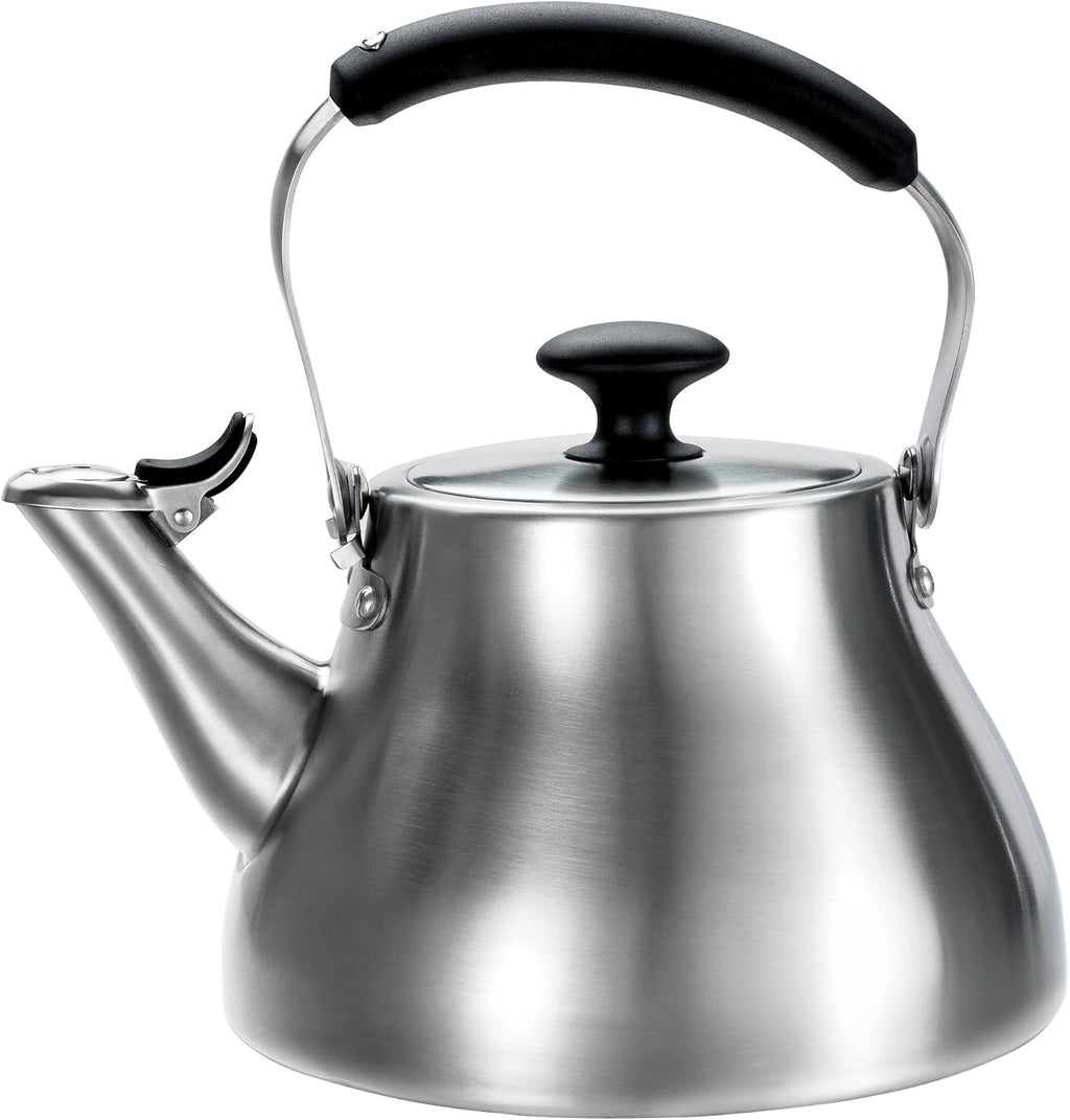 Brushed Stainless Steel Tea Kettle A199975