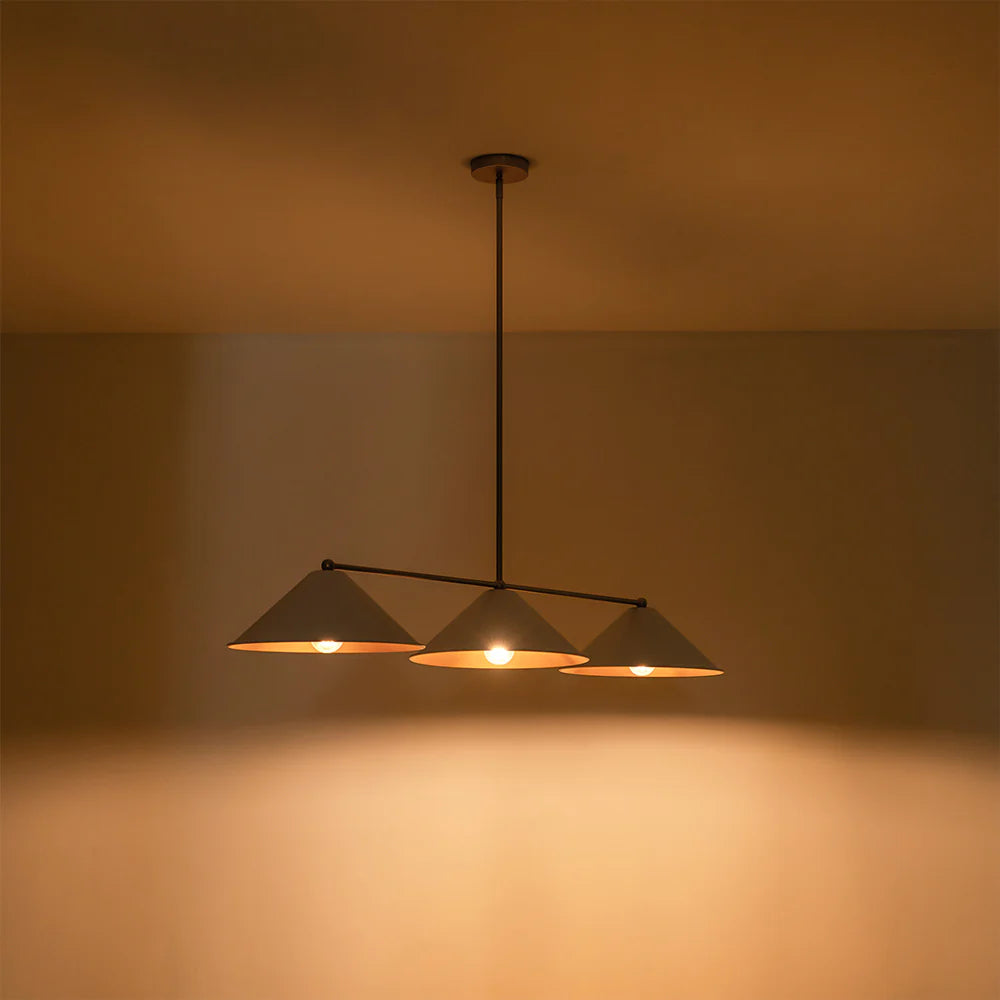 3-Light Industrial Linear Pendant A33769