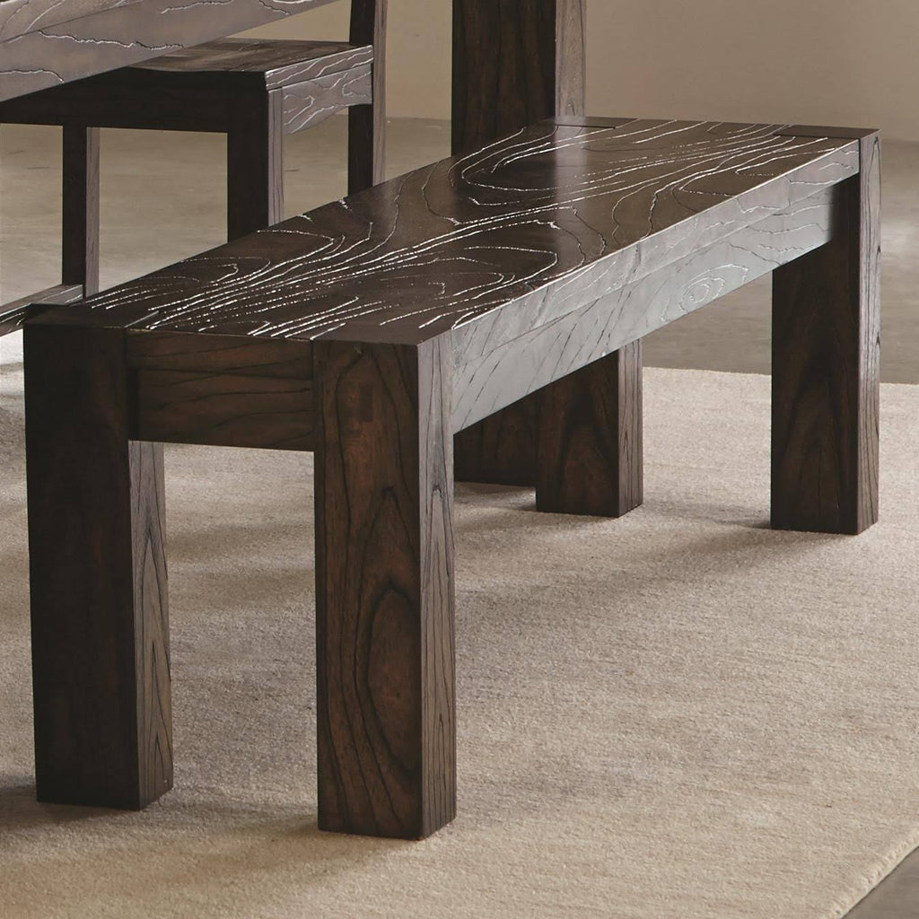 Dark Brown Dining Bench G768