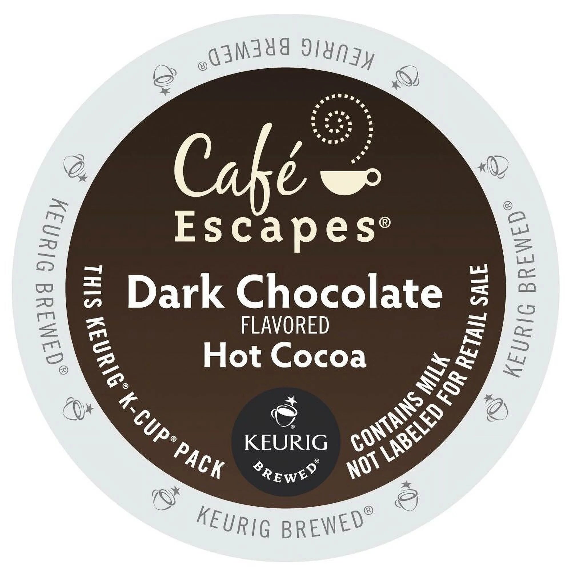 Dark Chocolate Hot Cocoa 16 count K cups E936576