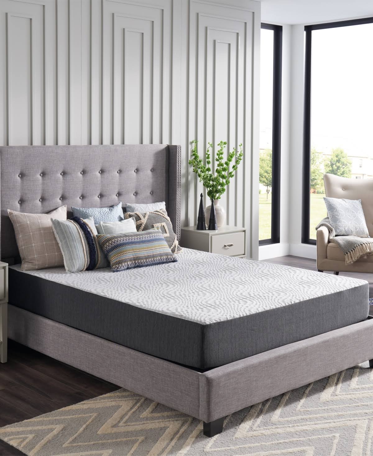 10 in. Full Medium Memory Foam Mattress H1125