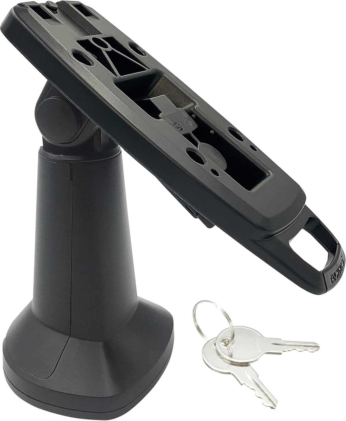 Black Latch and Key Lock Pole Mount Terminal Stand K393503