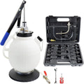 7.5L Manual Automatic Transmission Fluid Refill Pump Set with 15PCS Adapters T9123