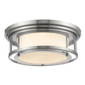 Brushed Nickel 3 Light Flush Mount Q577832