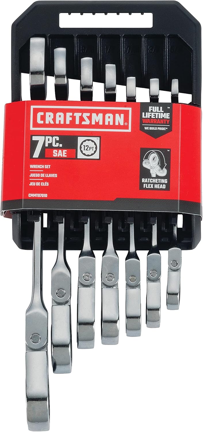 7-Piece SAE Flex Reversible Ratchet Set X2929