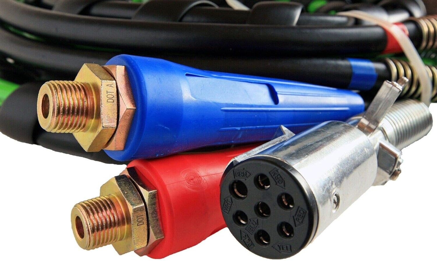 12 Ft 3-in-1 ABS Electrical and Rubber Air Line Hose Assemblies W486