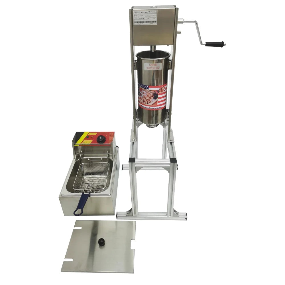 5L Vertical Manual Churrera with Deep 6L Fryer S726674