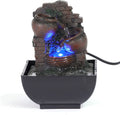 Tabletop Water Fountain with Lights Rolling Ball F71339