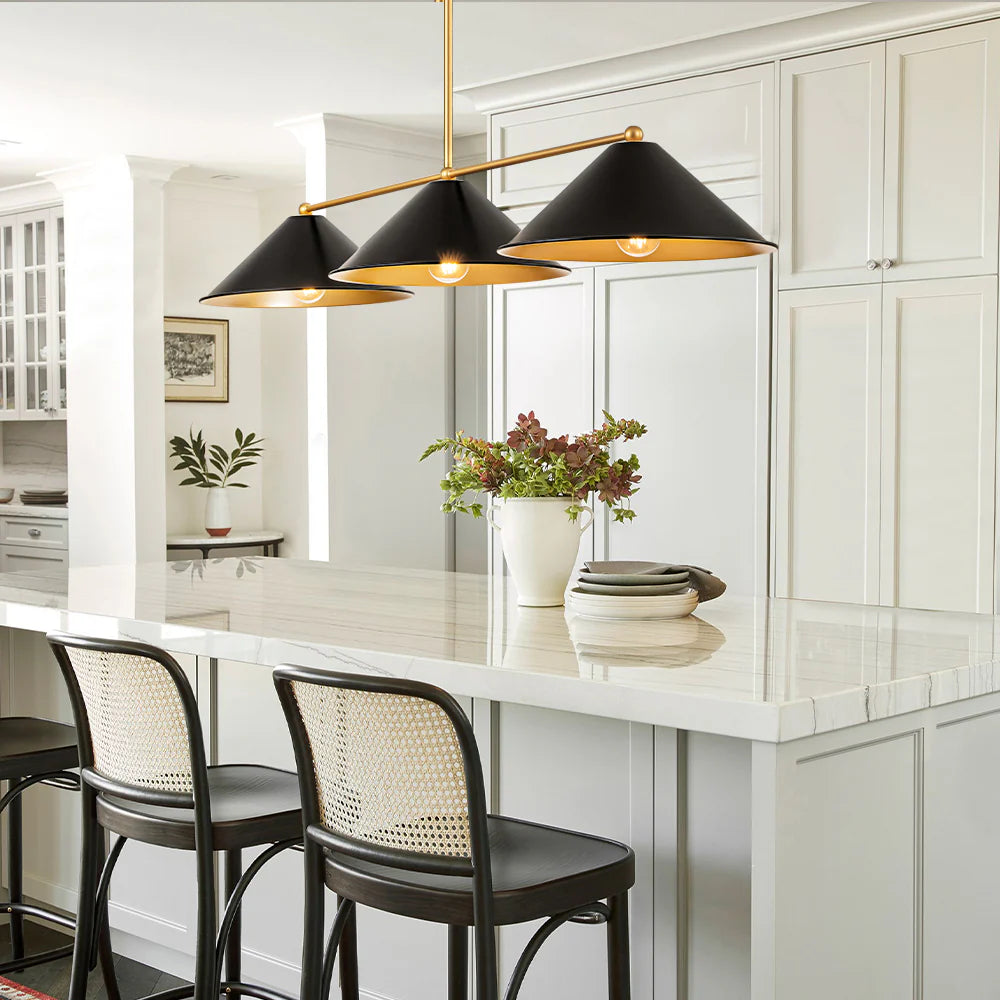 3-Light Industrial Linear Pendant A33769