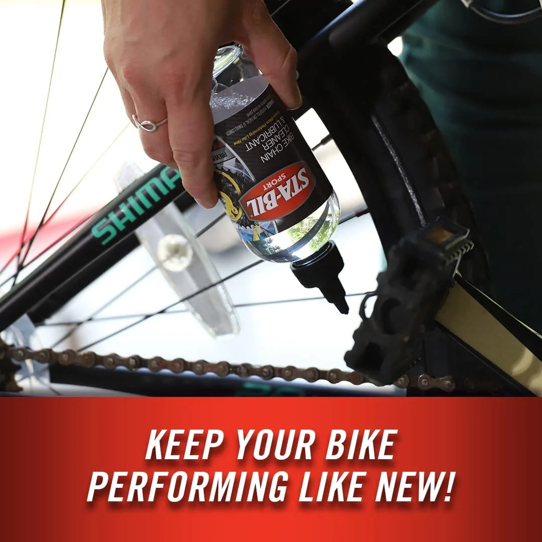 Bike Chain Cleaner & Lubricant, 8oz X512863