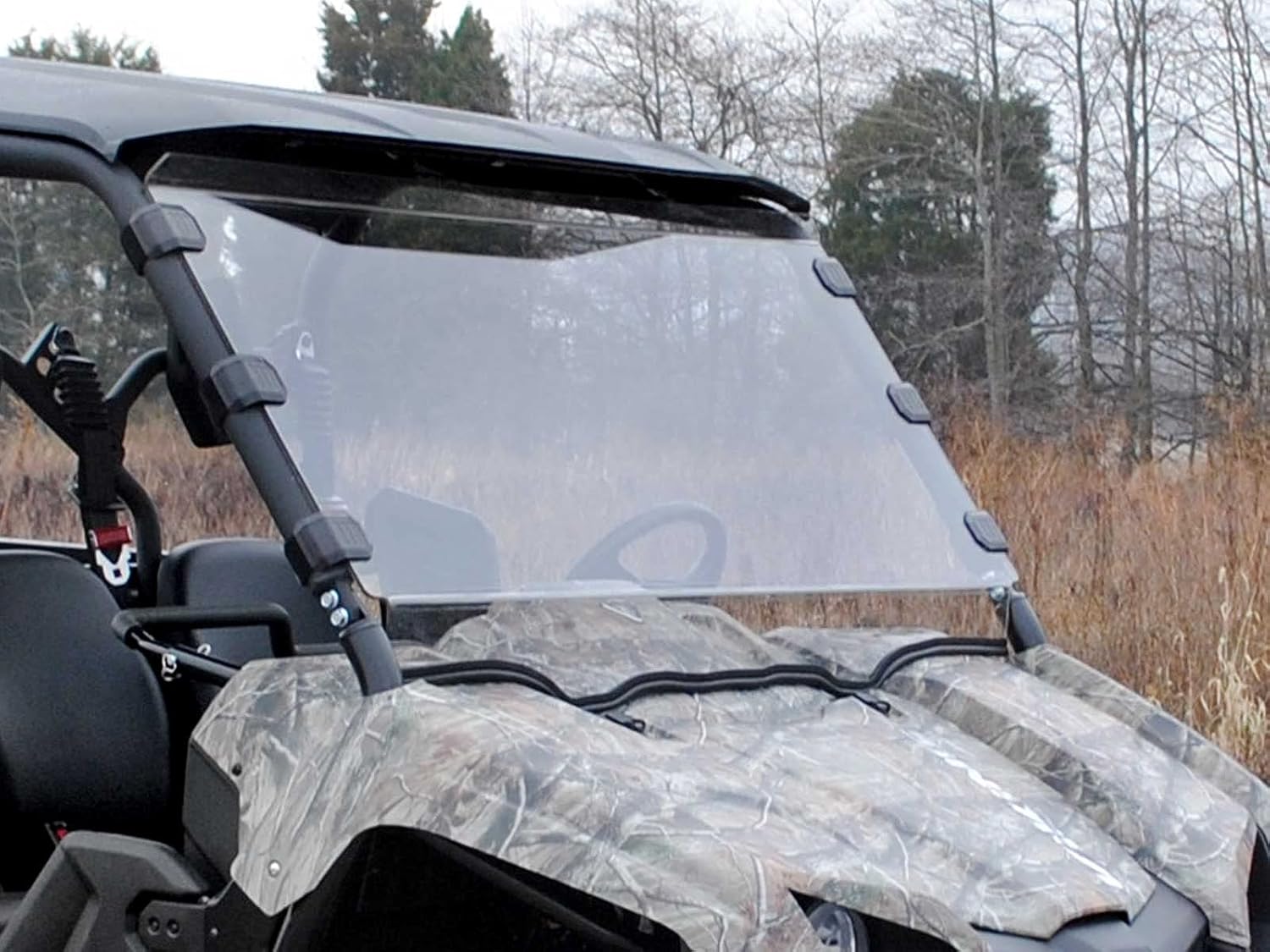Heavy-Duty Full Windshield, 1/4" Thick Clear Polycarbonate U10922