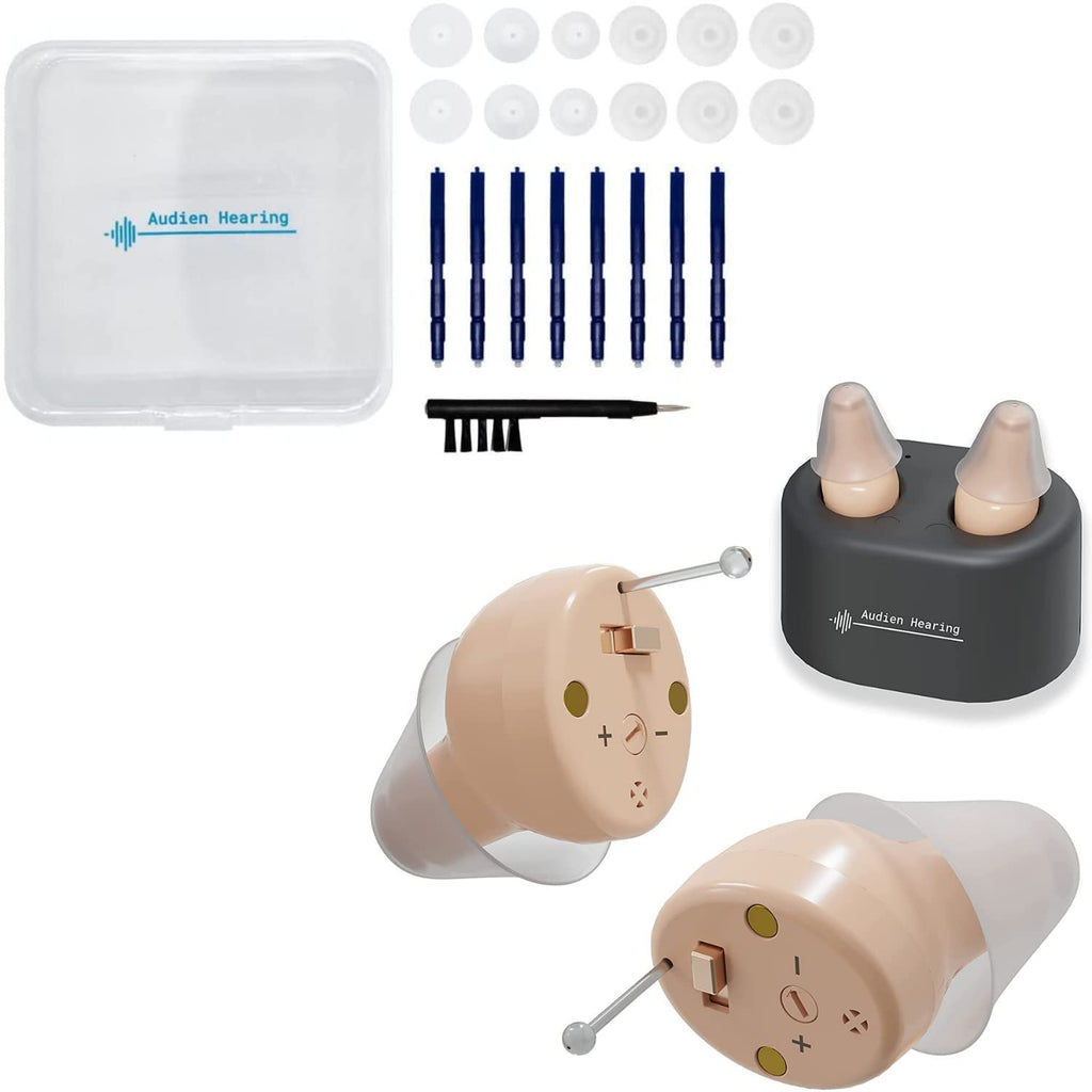 Rechargeable Hearing Amplifier with Accessory Kit T200