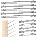 10Set 1/8 Swage Toggle Turnbuckle Hardware T316 Stainless Steel Cable Railing Kit O204