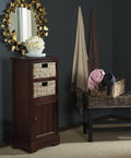 Distressed Black Cabinet L8290