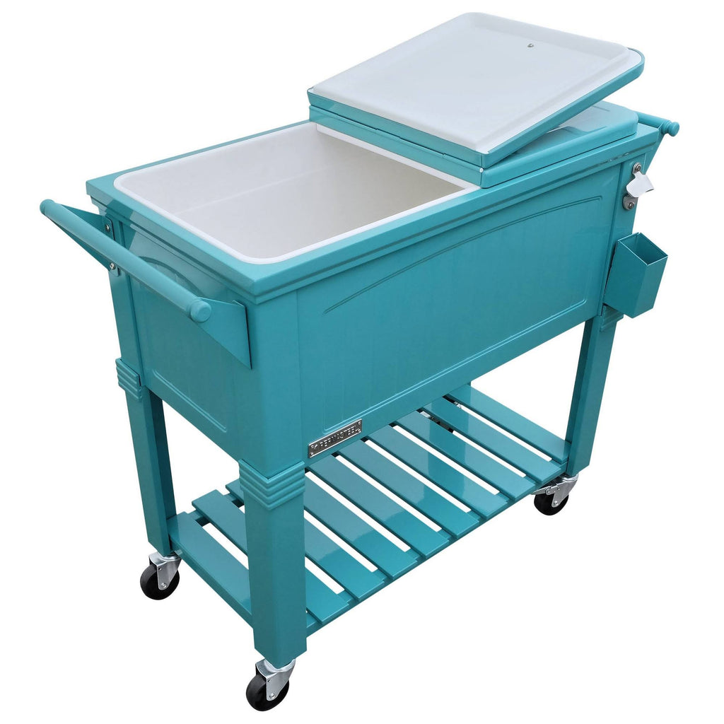 Portable Rolling Patio Cooler 80 qt. X878
