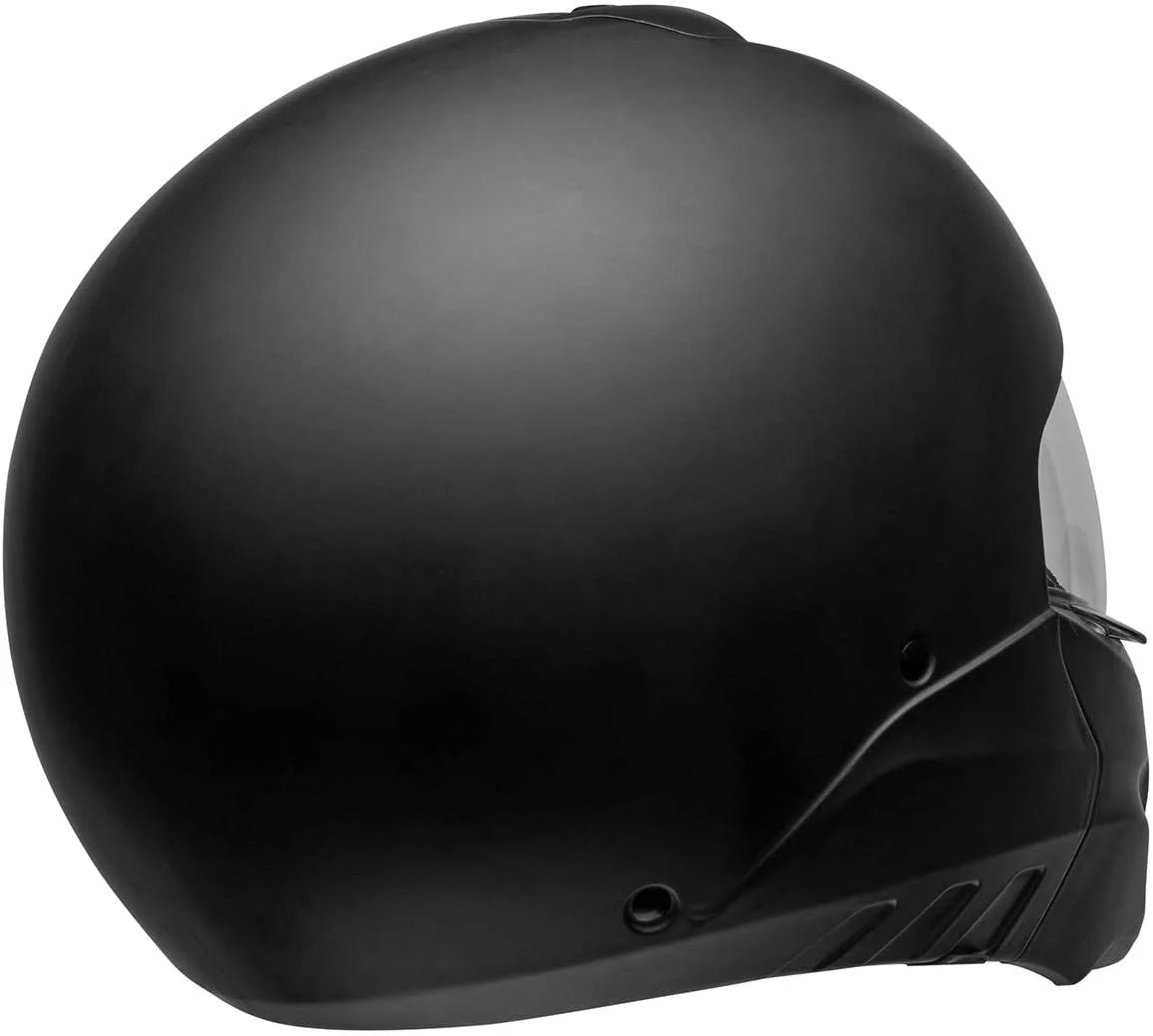 2 in 1 Motorcycle Helmet Matte Black with Gray XX-Large Q256960