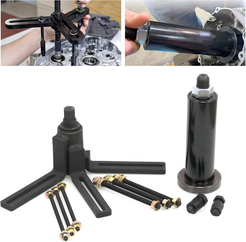 Crank Case Splitter Separator And Crank Puller Installation Tools With C-clip Adapter E171716