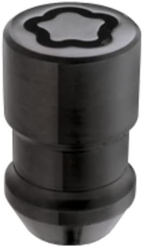 Black Cone Seat Wheel Lock Nut Set, 1/2-20, Dual Hex, Pack of 2 G89538