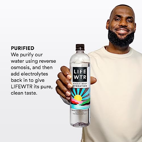 16.9 Fl Oz Purified Water with Electrolytes (Pack of 12) H15966