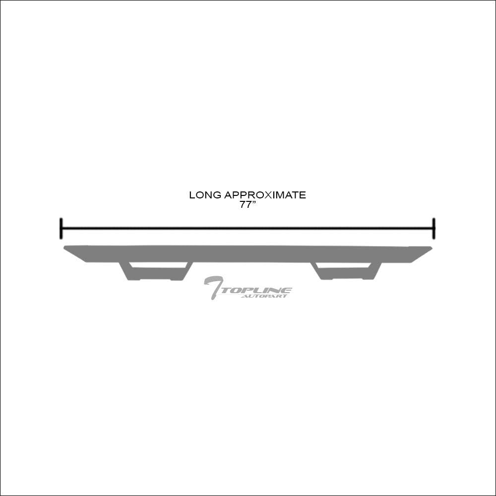 Matte Black Modular Drop Step Side Nerf Bars Rail Running Boards F987
