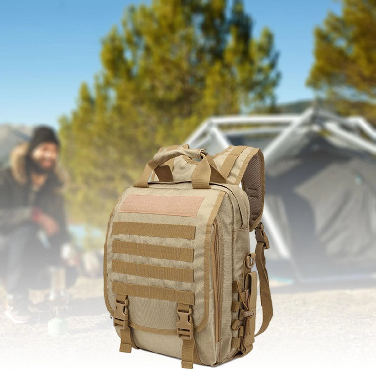 Khaki 10L Waterproof Backpack N232484