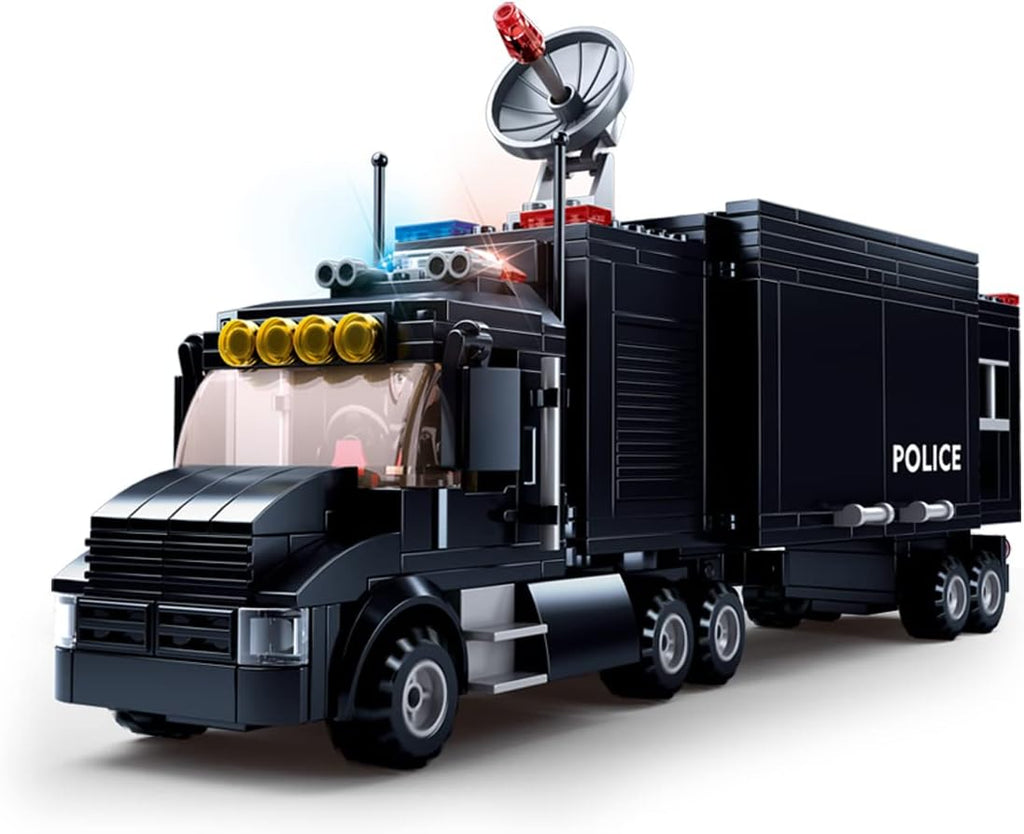 City Police Mobile Command Center Truck Building Blocks Car (540 PCS), City Police Station Building Sets, Model Toys Pack of 2 J915868